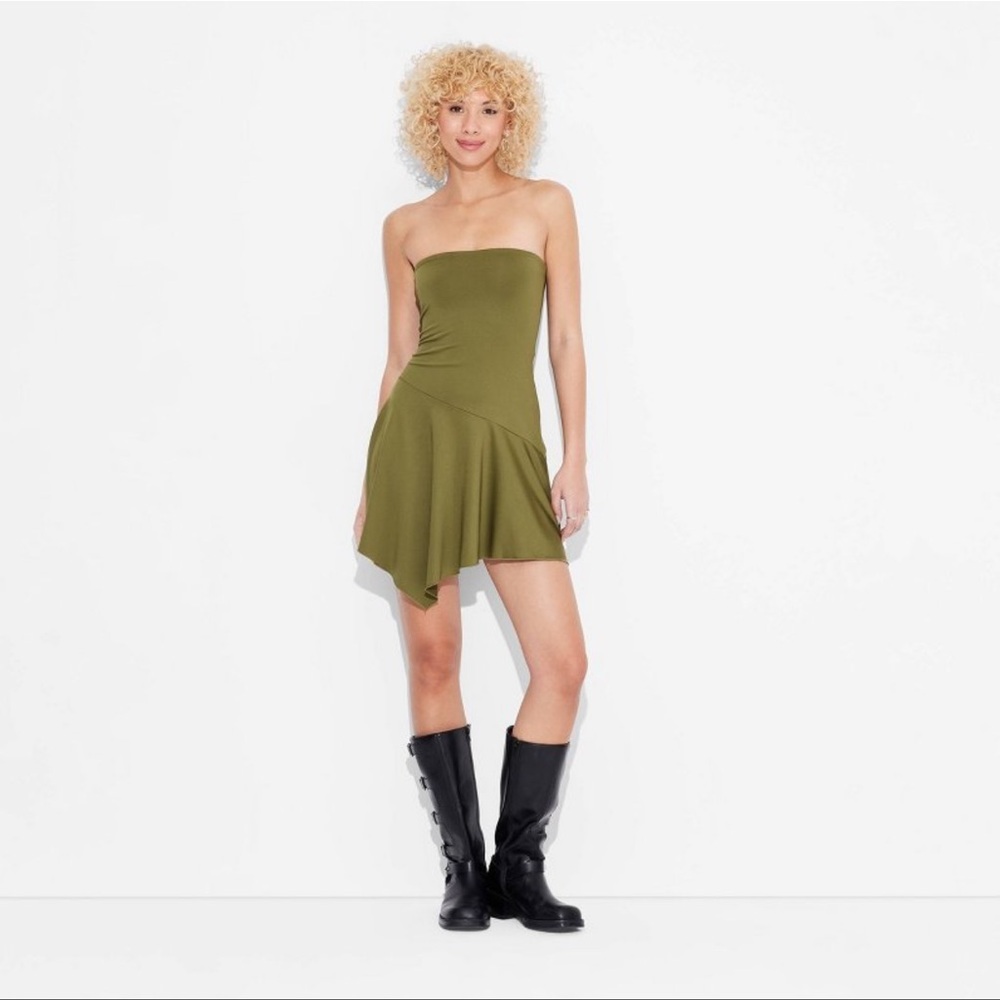 Targets Wild Fable Asymmetrical Tube Dress XXL